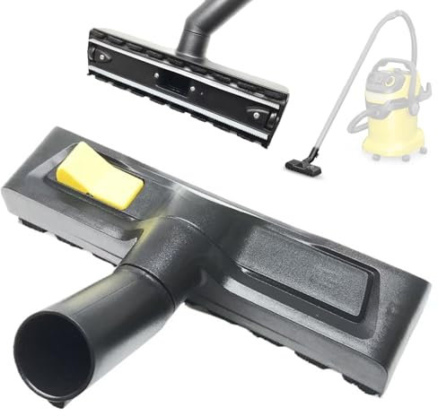WAVATA Brosse d'aspirateur universelle pour Kärcher WD5, WD6, WD3, WD4, buse d'aspiration de sol de rechange 35 mm, tête de brosse à tapis pour aspirateur eau et poussière