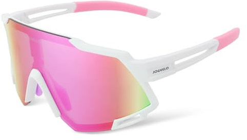 JOGVELO Kinder Polarisierte Sonnenbrille, Jugend Baseball Sonnenbrille für 6-14 Jahre Jungen Mädchen UV400 Sport Softball Laufen Radfahren Brille