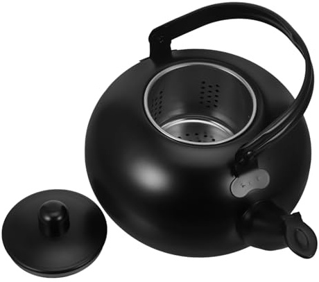 IMIKEYA Tetera de Acero Inoxidable con Colador Integrado Hervidor para Cocina y Sala de Té para Inducción y Uso Doméstico Diseño Clásico y Duradero