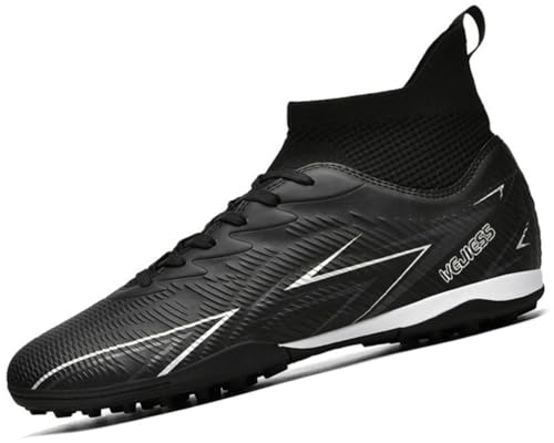WEJIESS Fußballschuhe Herren High Top Fussballschuhe TF Kinder Stollenschuhe Jugendliche Athletics Trainingsschuhe Football Schuhe Hallsportarten Fußball Stiefel