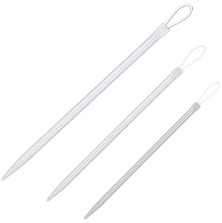 6 Pcs Wool Needles, Nylon Thread Rope Threader Yarn Thread Large Eye Wool Needle Threader Needle Knitting Tool for Knitting, Crocheting, Weaving