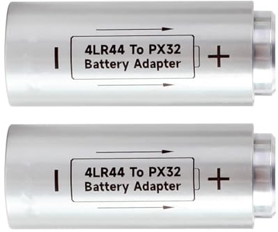 4LR44 to PX32 Battery Converter Adapter(2Pcs) for Yashica Electro 35G GT GTN GSN GST GL MG-1 Camera