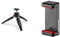 Manfrotto MTPIXIEVO-BK Pixi Evo Mini-Stativ (2 Segment) schwarz & MCLAMP Smartphone Halterung schwarz