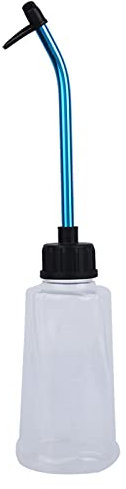 Dilwe Accesorio Universal para Coche RC Botella de Llenado de Combustible para Motor Nitro con Botella de Aleacion de Aluminio Paja para RC Model Car 250ML