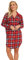 Misscoo Chemise de Nuit Femme en Coton à Manches Longues,Pyjama Femme Hiver en Flanelle, Vêtements de Nuit Boutonnée Devant,Grandes Tailles- XXL -Rouge