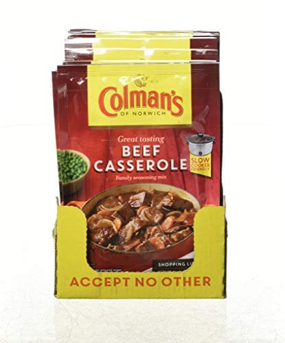 Colman's Beef Casserole Recipe Mix, 18x40g