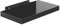 CASARIA® High Gloss Black Floating Shelf Including Bracket | Wall Shelving Living Room Kitchen Bedroom Office | 38mm Thick | Hidden Wall Fixing | 15kg Capacity MDF | 50 x 23cm
