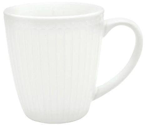 GreenGate STWMUGAALI0106 Alice Porzellan Becher mit Henkel White 0,3 l (1 Stück)