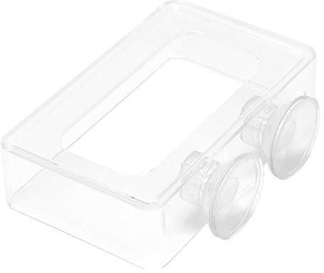 Fischfutterring Quadratisch Acryl schwimmend Fischfutterring Betta Goldfisch Fischfutterring für Aquarium(L)
