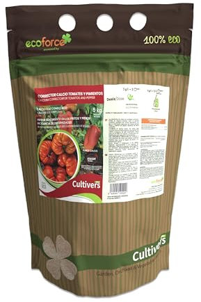 CULTIVERS Ecoforce Organischer Kalziumdünger Für Tomaten Und Paprika 5 Kg. Deficiency Corrector Für Sofortige Maßnahmen. Verstärkt Die Krankheitsresistenz. Beste Qualität