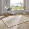 Taracarpet Handweb-Teppich Malmoe Wolle im Skandinavischem Landhaus Design Wohnzimmer Esszimmer Schlafzimmer Flur Läufer beidseitig verwendbar beige 090x160 cm