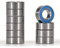 XiKe 10 Stück MR83-2RS Rillenkugellager 3x8x3mm Chromstahl und Doppeldichtung, für DIY, Spielzeug, Fernbedienungen, Uhren, Messgeräte, andere Haushaltsgeräte und Büroausrüstung