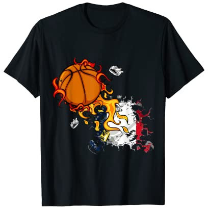 Trikot Frankreich Basketball Frankreich Flagge Basketball T-Shirt