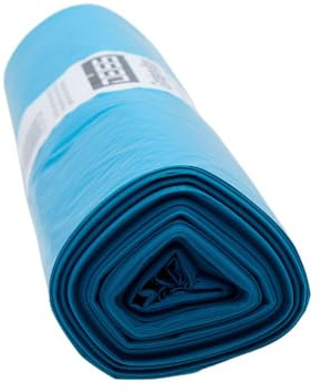 Deiss 20010 Abfallsack, 120L, Blau, Typ 60, 25 Stück