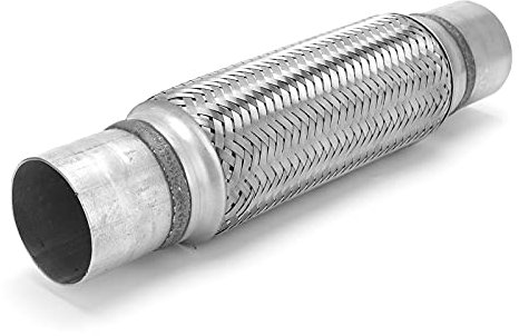 Auspuff-Flexrohr, 6,3 X 35,6 Cm, Edelstahl, Auto-Auspuff-Flexi-Rohr, Reparatur, Flexibles Rohr, Faltenbalg, Flexgelenk für Auto-LKW