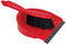 Professional Dustpan & Stiff Brush Set (3) - Red