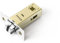 Qrity 40mm Tubular Latch, Forked Mortice Latch, Mute Door Sprung Latch, with Stainless Steel Panel for Internal Doors, Lever Door Handles