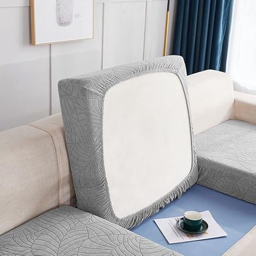 Coprisedile per Divano 3/4/2/1 Posti con Penisola Copri Divano Elastico Federa per Cuscino per Divano del Sedile Velluto Copridivano Protezione del Cuscino Sedile ( Color : #14 , Size : 1 seat (50-63c
