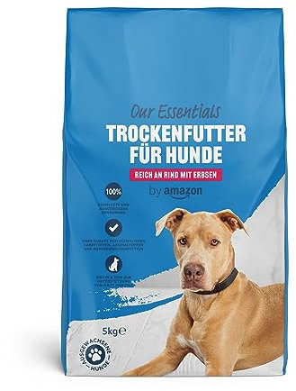 by Amazon Trockenfutter für Hunde,Reich an Rindfleisch mit Erbsen, 5kg