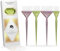 Vellen Hair Lot de pinceaux de couleur, 4 tailles, application lisse, parfaits pour coloration et balayage, réutilisables et lavables (paillettes multiples)