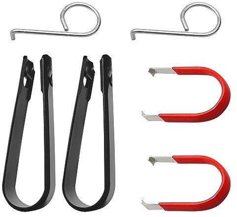 XIANGLONGY 6-Teiliges Set Radschraubenkappen Abzieher, Radmutterkappen Abzieher, Bolzenabdeckung Auszieher, Abzieher Für Mutterdeckel, Gadgets Zur Unterstützung Bei Autoreparaturen