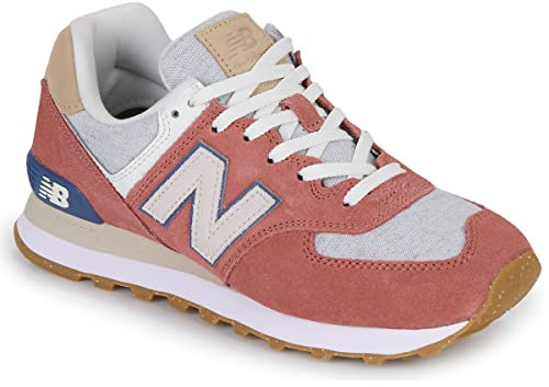 New Balance 574 Sneaker Donna Rosa Sneaker Low Shoes, Colore: rosa., 41.5 EU