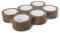 versando 6x geräuscharmes Packband braun 66m Klebeband zum Verpacken von Paketen + Kartons - starke Klebekraft leise abrollend 6 Rollen