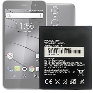 HIGHAKKU Ersatzakku Batterie V30145-K1310-X463 kompatibel mit Gigaset Smartphone GS160 / GS170