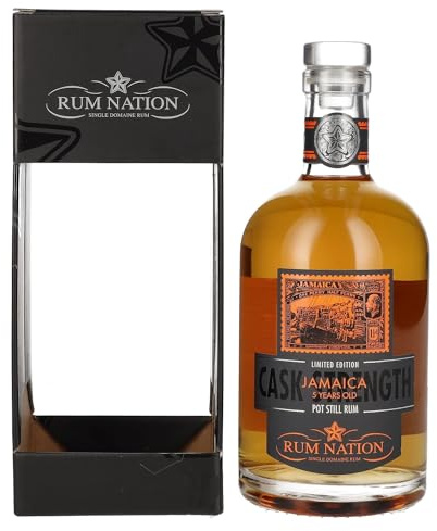 Rum Nation Jamaica 5 Years Old Pot Still Rum Cask Strength Oloroso Cask 2017/2023 57,8% Vol. 0,7l in Giftbox