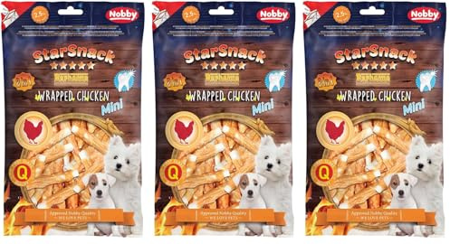 Nobby STARSNACK Barbecue Wrapped Chicken für alle Hunde, 1 Tüte (1 x 113 g) (Packung mit 3)