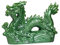 YARNOW Chinesische Tierkreiszeichen Figuren Drachen Figuren Feng Shui Statue Keramik Skulptur Drachenfigur Auto Dekofigur Reichtum Deko 2024 Neujahr Schreibtisch Büro Tischdeko