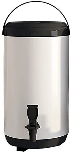 ANSNOW Getränkespender Mit Wasserhahn, Kommerzieller Heißwasserspender, Isolierbehälter Für Milchtee, Glühwein, Kaffeeurne Mit Klappbarem Ständer, Hält 6–8 Stunden Warm, 12 L