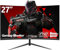CRUA 27 Pollici 165HZ/180HZ schermo curvo PC,Monitor di gioco Full HD 1080P 1800R schermo del computer senza cornice,1ms GTG con FreeSync,Basso Sfocatura Monitor, Cura degli