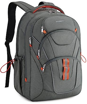 bagsmart Rucksack Herren, Groß Laptop Rucksack 17 Zoll Schulrucksack Reiserucksack Anti Diebstahl Laptoptasche, Bordgepäck Kabinenrucksack für Reise Weekender Trip