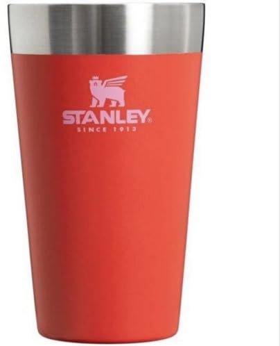 STANLEY Adventure - Pinta apilable diaria de acero inoxidable de 473 ml, color rojo