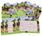 Invitations Cards, 30PCS Party Invitations Kids Theme Kids Cards Party Supplies Birthday for Boys Girls Birthday Decorati