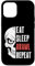Hülle für iPhone 13 Eat Sleep Brawl Wiederhole lustige Videospieler-Spiele