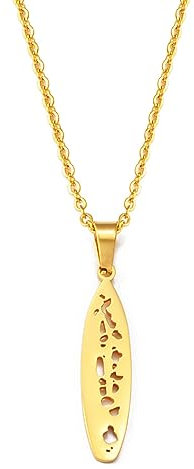 GZHENGZG Halsketten und Damenschmuck für Männer Halsketten mit Anhänger, Malediven-Schmuck, Geschenk