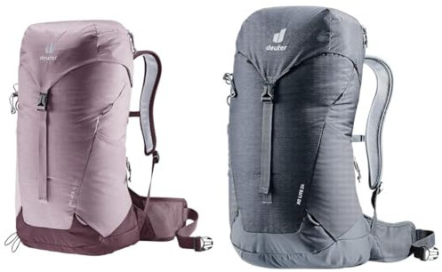 deuter AC Lite 22 SL Damen Wanderrucksack, Grape-aubergine & AC Lite 24 Wanderrucksack