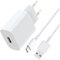 ZLONXUN Caricabatterie/Caricatore rapido e 1.5M Cavo per OPPO A57s/A77/A96/A76/A16/A74/A54/Reno7/A57/Find X5 Lite/A53/A53s/A72/A9 (2020)/A5 (2020)/A94