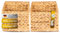 Casa Mina Korb Aufbewahrung 2er Set S (22x17x14cm) 100% natürlich aus Wasserhyazinthe I Dekorative Körbe Aufbewahrung für jeden Raum I Aufbewahrungskorb mit robustem Metallgestell
