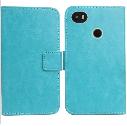 Anybird Blau Premium PU Leder Tasche Schutz Hülle Handy Case Wallet Cover Etui Ledertasche Für Rhino C6 / C6R 6