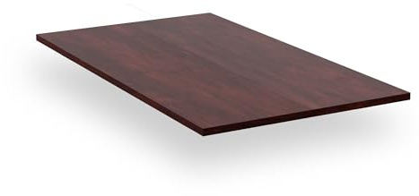 blumfeldt Bearsdon Table Top - Durable Wood Table Top, 140x80 cm, Scratch-Resistant & Heat-Resistant, Ideal for Dining Table - Modern Teak Finish, Perfect for Industrial & Minimalist Interiors