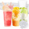 Xsdgi Lot de 50 gobelets en plastique de 0,5 l, transparents, en polypropylène, légers et incassables, pour boissons et événements