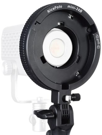 S Typ Bracket Bowens Mount Halter, Kamera Flash Mount -Adapter für Flash Snoot für LED Light Softbox Beauty Dish Reflektor Regenschirm