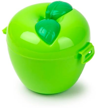 CABLEPELADO - Caja Protectora en Forma de Manzana para Almacenaje | Ideal para Frutas, Productos Esenciales y Más | Apta para Lavavajillas, Diseño Divertido y Funcional | Verde