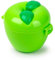 CABLEPELADO - Caja Protectora en Forma de Manzana para Almacenaje | Ideal para Frutas, Productos Esenciales y Más | Apta para Lavavajillas, Diseño Divertido y Funcional | Verde