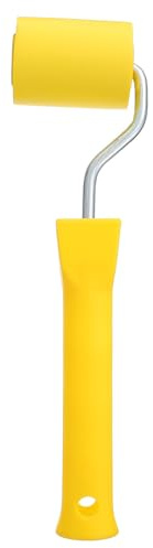 2-inch Rubber Seam Roller for Wallpaper Vinyl, Yellow Pp Tool | Soft Seam Tool, Compact Ergonomic Design, Resists Damage and Boosts Adhesion