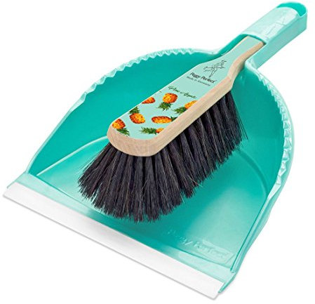 Peggy Perfect, Kehrgarnitur, Kehrset, Kunststoff mit Lippe, Pineapple Design