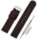 VINBAND Unisex Militär Nylon Uhrenarmband mit Edelstahl Silberne Schnalle 20mm Dunkelbraun